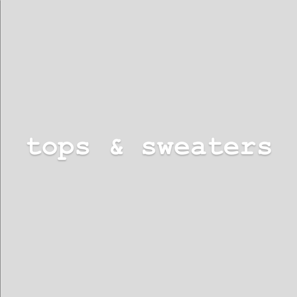 tops & sweaters